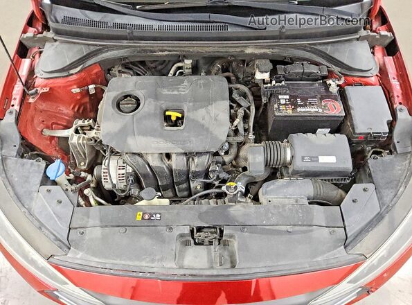 5NPD84LF7KH459999 2019 HYUNDAI ELANTRA Red უკანა სალონის ხედი