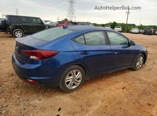 5NPD84LF7KH461025 2019 HYUNDAI ELANTRA Blue Rear right