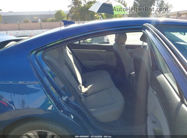 5NPD84LF7KH465186 2019 HYUNDAI ELANTRA L Blue Widok naklejki z numerem VIN