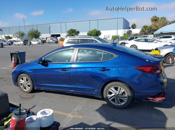 5NPD84LF7KH465186 2019 HYUNDAI ELANTRA L Blue Widok wnętrza 360 stopni