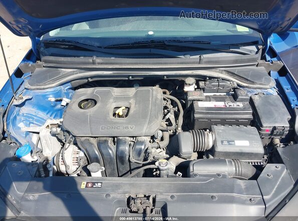 5NPD84LF7KH475197 2019 HYUNDAI ELANTRA Blue Rear view