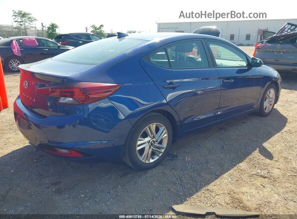 5NPD84LF7KH475197 2019 HYUNDAI ELANTRA Blue Rear right