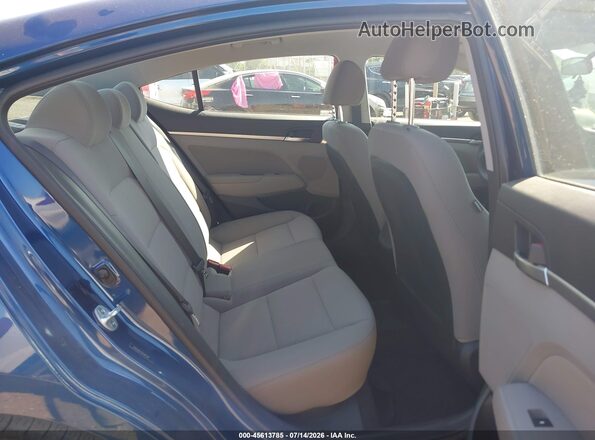 5NPD84LF7KH475197 2019 HYUNDAI ELANTRA Blue VIN sticker view