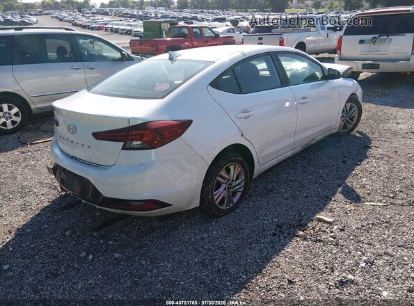 5NPD84LF7KH493621 2019 HYUNDAI ELANTRA White Tył prawy