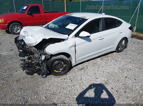 5NPD84LF7KH493621 2019 HYUNDAI ELANTRA White Przód lewy