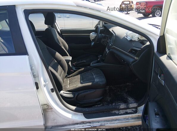 5NPD84LF7KH493621 2019 HYUNDAI ELANTRA White Widok wnętrza z przodu