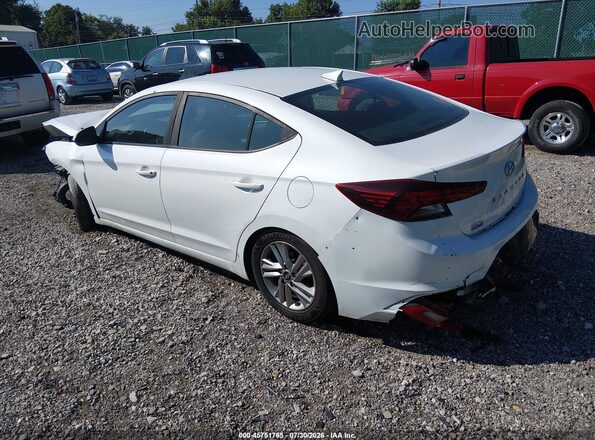 5NPD84LF7KH493621 2019 HYUNDAI ELANTRA White Tył lewy