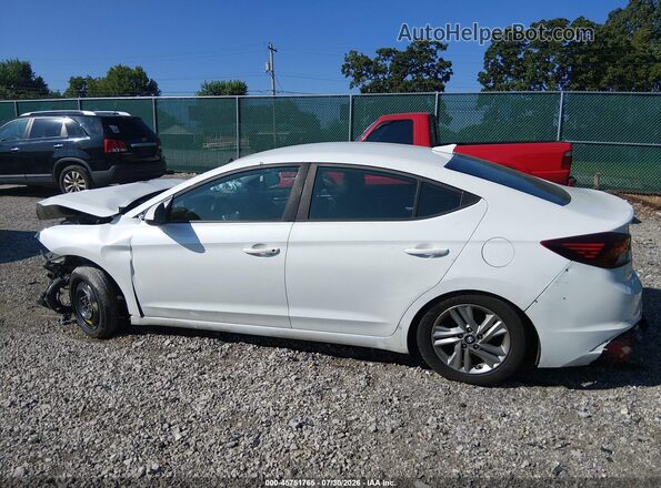 5NPD84LF7KH493621 2019 HYUNDAI ELANTRA White Widok wnętrza 360 stopni