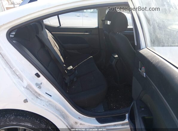 5NPD84LF7KH493621 2019 HYUNDAI ELANTRA White Widok naklejki z numerem VIN