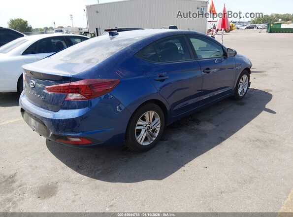 5NPD84LF7LH511875 2020 HYUNDAI ELANTRA Синий Задняя правая четверть