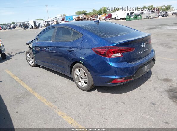 5NPD84LF7LH511875 2020 HYUNDAI ELANTRA Синий Задняя левая четверть