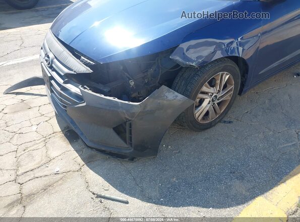 5NPD84LF7LH538770 2020 HYUNDAI ELANTRA Blue Front view