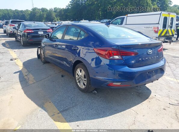 5NPD84LF7LH538770 2020 HYUNDAI ELANTRA Blue Rear left