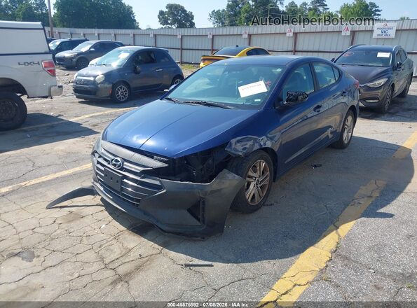 5NPD84LF7LH538770 2020 HYUNDAI ELANTRA Blue Front left