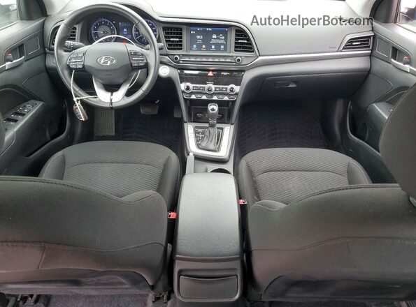 5NPD84LF7LH544469 2020 HYUNDAI ELANTRA White Widok deski rozdzielczej
