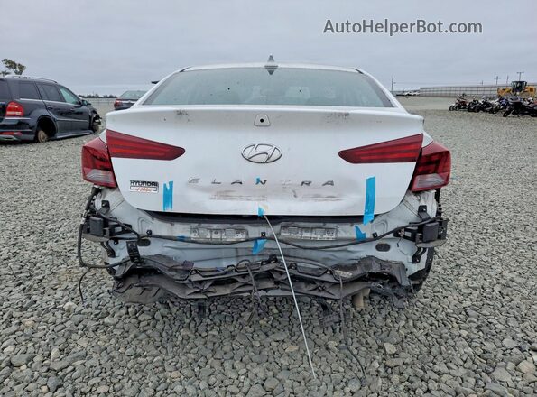 5NPD84LF7LH544469 2020 HYUNDAI ELANTRA White Widok z tyłu
