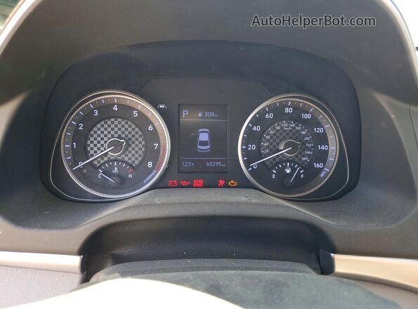 5NPD84LF7LH558338 2020 HYUNDAI ELANTRA Gray ხელსაწყოთა პანელის ხედი
