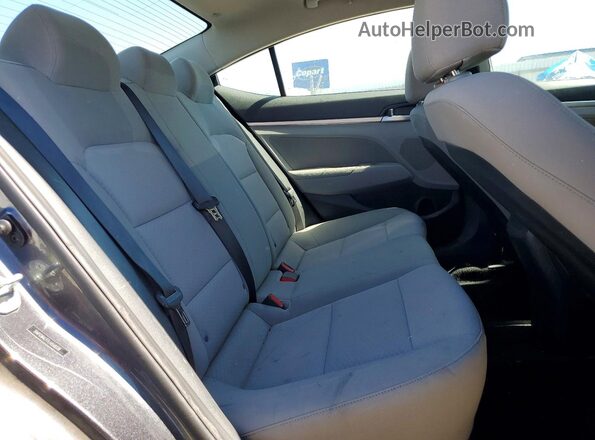 5NPD84LF7LH558338 2020 HYUNDAI ELANTRA Gray უკანა სავარძლების ხედი