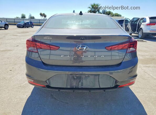 5NPD84LF7LH558338 2020 HYUNDAI ELANTRA Gray უკანა ხედი