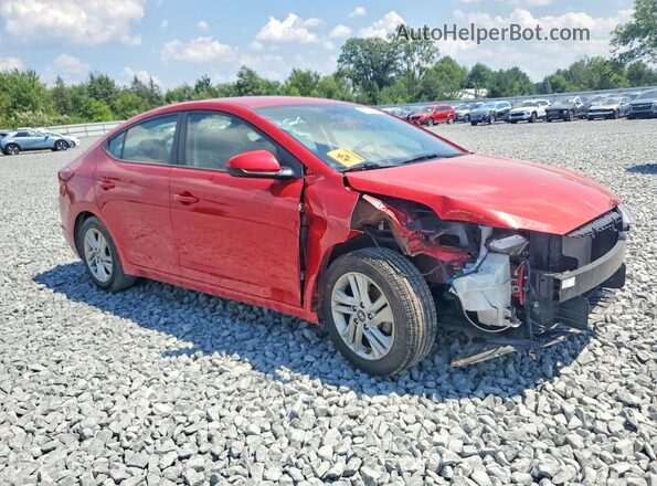 5NPD84LF7LH563829 2020 HYUNDAI ELANTRA Red Передня права чверть