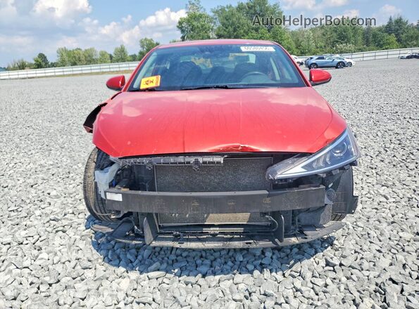 5NPD84LF7LH563829 2020 HYUNDAI ELANTRA Red Вид спереду