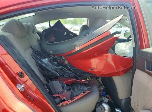 5NPD84LF7LH563829 2020 HYUNDAI ELANTRA Red Вид задніх сидінь
