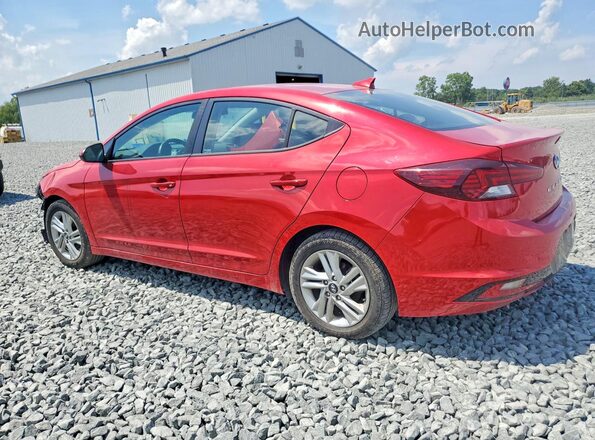5NPD84LF7LH563829 2020 HYUNDAI ELANTRA Red Задня ліва чверть
