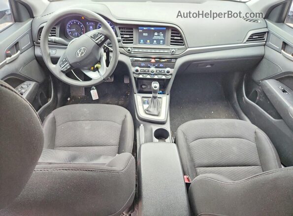 5NPD84LF7LH569761 2020 HYUNDAI ELANTRA White Вид панелі приладів