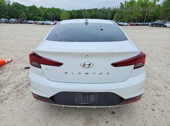 5NPD84LF7LH569761 2020 HYUNDAI ELANTRA White Вид ззаду