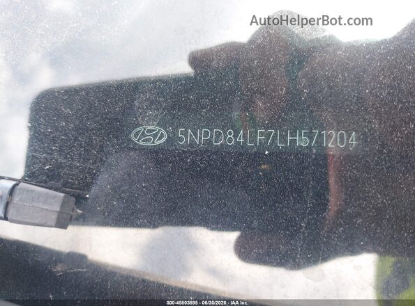 5NPD84LF7LH571204 2020 HYUNDAI ELANTRA Gray Вид підкапотного простору