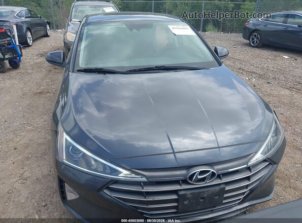5NPD84LF7LH571204 2020 HYUNDAI ELANTRA Gray Вид щитка приладів