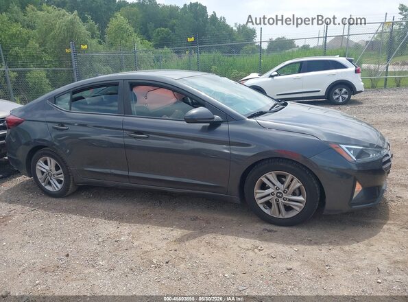 5NPD84LF7LH571204 2020 HYUNDAI ELANTRA Gray Вид задньої частини салону