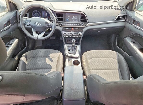 5NPD84LF7LH586639 2020 HYUNDAI ELANTRA White Dashboard view