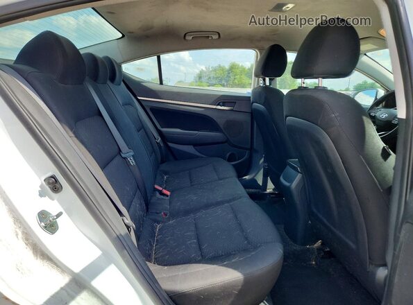 5NPD84LF7LH586639 2020 HYUNDAI ELANTRA White Rear seats view