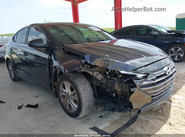 5NPD84LF7LH588004 2020 HYUNDAI ELANTRA Серый Вид спереди