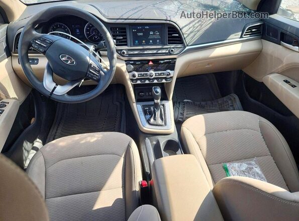 5NPD84LF7LH600460 2020 HYUNDAI ELANTRA White Vista del salpicadero