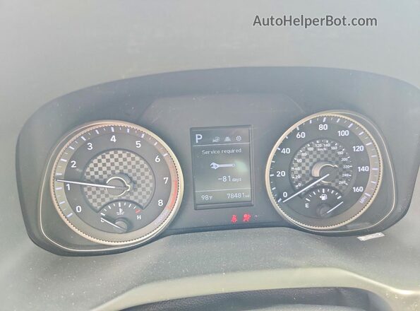 5NPD84LF7LH600460 2020 HYUNDAI ELANTRA White Vista del cuadro de instrumentos