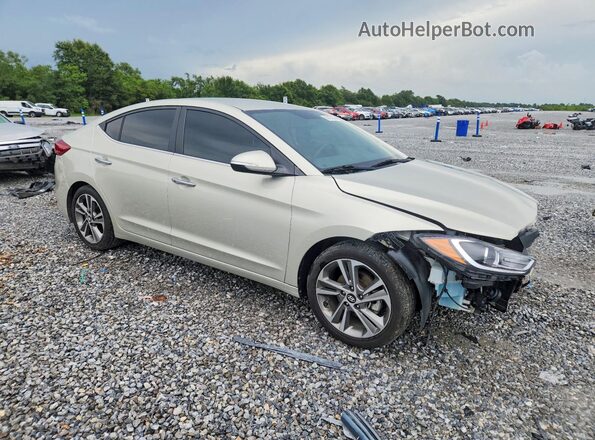 5NPD84LF8HH004801 2017 HYUNDAI ELANTRA Beige Передня права чверть