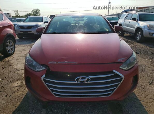 5NPD84LF8HH012624 2017 HYUNDAI ELANTRA Red Вид спереду