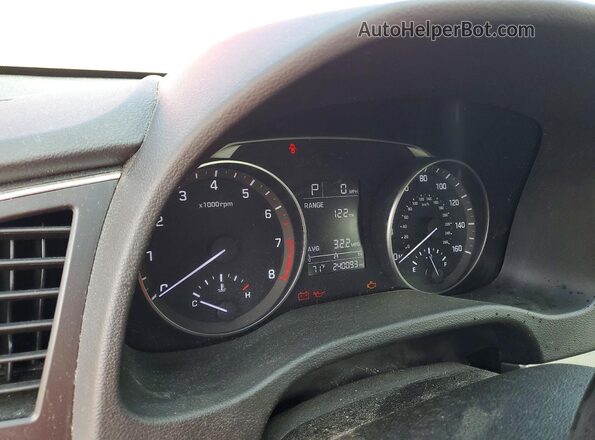 5NPD84LF8HH012624 2017 HYUNDAI ELANTRA Red Вид щитка приладів