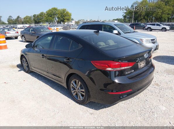 5NPD84LF8HH025714 2017 HYUNDAI ELANTRA Black Հետևի ձախ