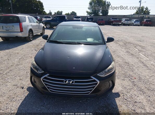 5NPD84LF8HH025714 2017 HYUNDAI ELANTRA Black Սարքավորումների վահանակի տեսք