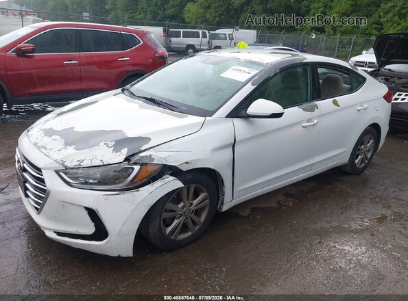 5NPD84LF8HH049298 2017 HYUNDAI ELANTRA White Front left