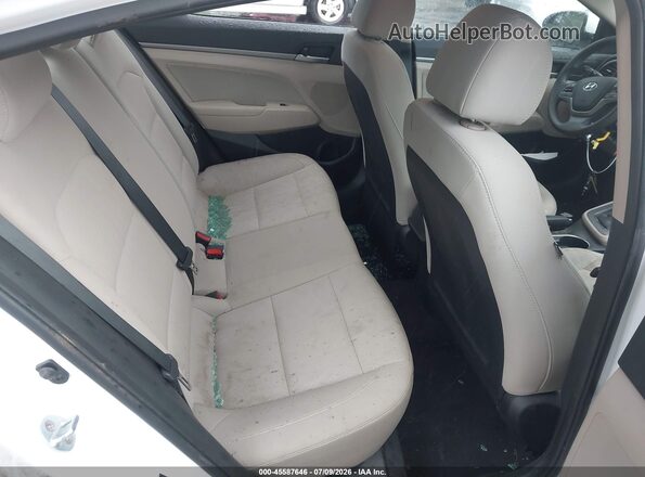 5NPD84LF8HH049298 2017 HYUNDAI ELANTRA White VIN sticker view