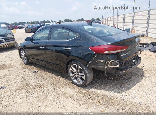 5NPD84LF8HH050936 2017 HYUNDAI ELANTRA Черный Задняя левая четверть