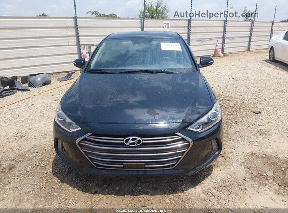 5NPD84LF8HH050936 2017 HYUNDAI ELANTRA Черный Вид задней части салона