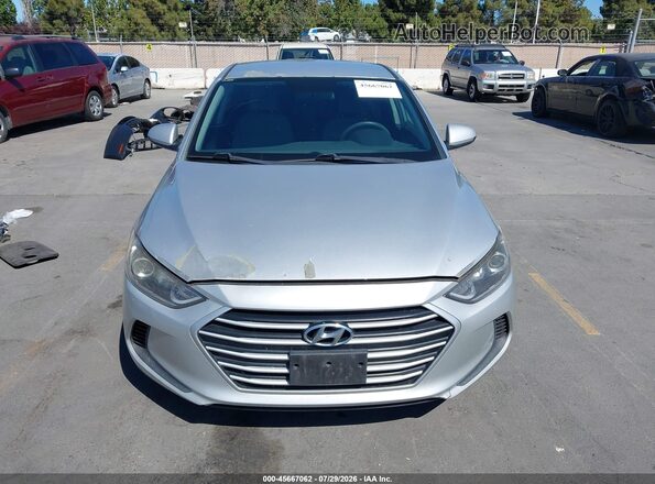 5NPD84LF8HH055862 2017 HYUNDAI ELANTRA Silver Rear interior view