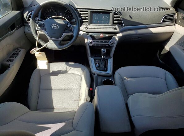 5NPD84LF8HH056686 2017 HYUNDAI ELANTRA Silver Вид панелі приладів