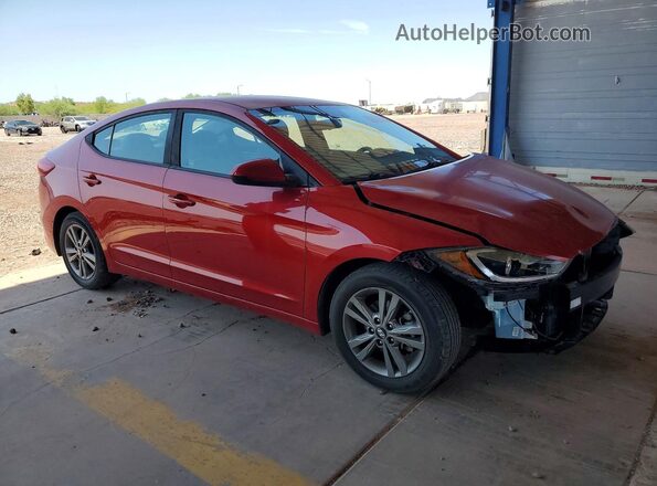 5NPD84LF8HH061936 2017 HYUNDAI ELANTRA Red წინა მარჯვენა