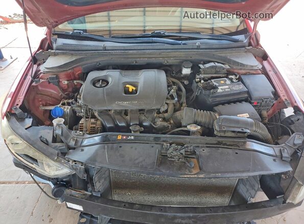 5NPD84LF8HH061936 2017 HYUNDAI ELANTRA Red უკანა სალონის ხედი